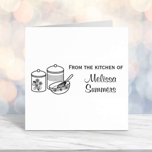 Backen - Mischschüssel, Whisker, Kanister Küche Permastempel