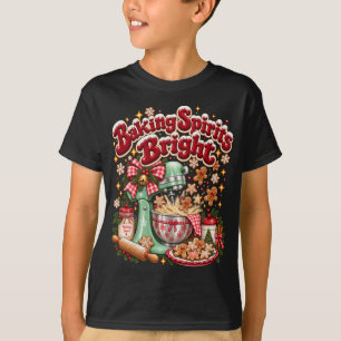 Backen mit festlicher Weihnachts-Gingerbread-Retro T-Shirt