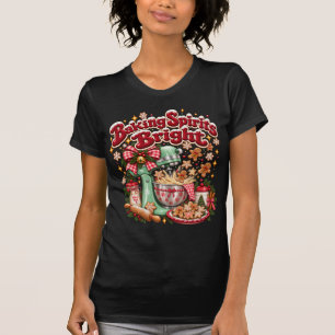 Backen mit festlicher Weihnachts-Gingerbread-Retro T-Shirt