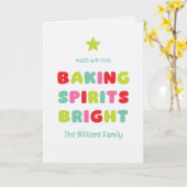 Backen mit Freude Karte (Gelbe Blume)