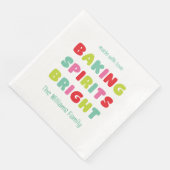 Backen mit Freude Serviette (Ecke)