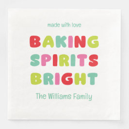 Backen mit Freude Serviette