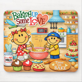 Backen mit Liebe Mauspad