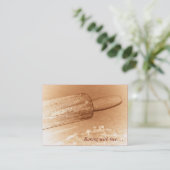 Backen mit Liebe… Rollen-Button-Geschäfts-Karte Visitenkarte (Stehend Vorderseite)