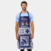 Backen mit meinen Gnomen Moderne lustige skandinav Schürze (Getragen)