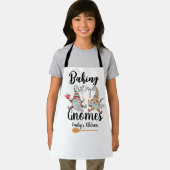 Backen mit meinen Gnomes Custom Bakery Gnome Backe Schürze (Insitu)