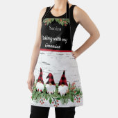 Backen mit meinen Gnomies Red Hat Buffalo Kariert Schürze (InSitu)