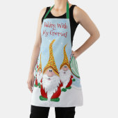 Backen mit meinen Gnomos Gnome Weihnachten Weihnac Schürze (InSitu)
