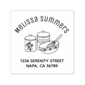 Backen - Mixing Bowl, Whisker Arch-Adresse Permastempel (Design)