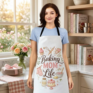 Backen Mom Leben All-Over Print Schürze - Süße Pas