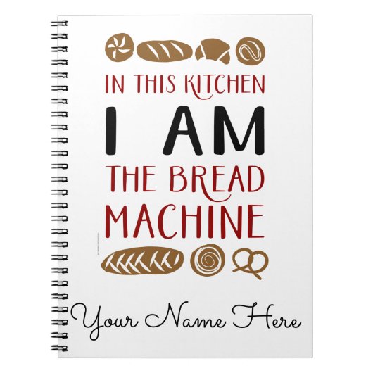 Backen Notizblock (Vorderseite)