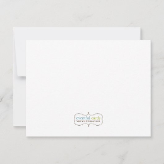 Backen Party Danke Karte (Rückseite)