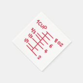 Backen Party Messung Cup Napkin Serviette (Ecke)