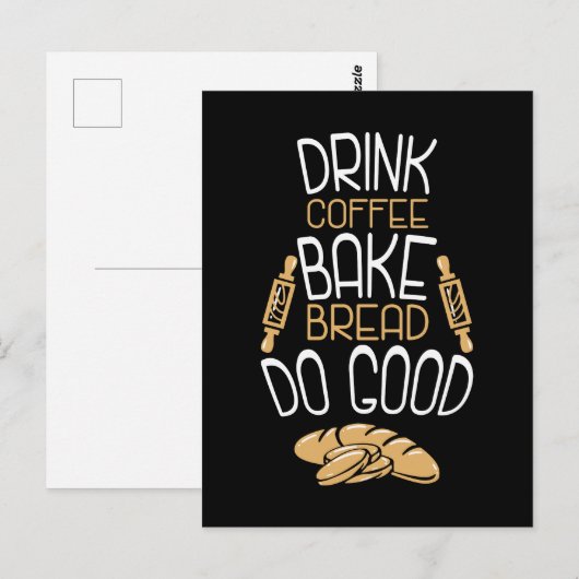 Backen Postkarte (Vorne/Hinten)