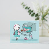 Backen Postkarte (Stehend Vorderseite)