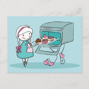Backen Postkarte