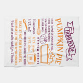 Backen, Pumpkin Pie Rezept Küchentuch (Horizontal)