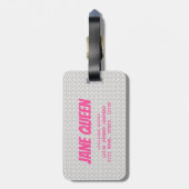 Backen Queen Pattern für Kuchen und Süßigkeiten Li Gepäckanhänger (Rückseite vertikal)