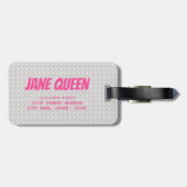 Backen Queen Pattern für Kuchen und Süßigkeiten Li Gepäckanhänger (Rückseite horizontal)