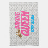 Backen Queen Pattern für Kuchen und Süßigkeiten Li Geschirrtuch (Vertikal)