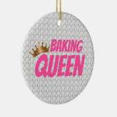 Backen Queen Pattern für Kuchen und Süßigkeiten Li Keramik Ornament (Rechts)