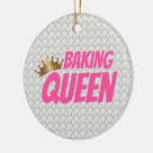 Backen Queen Pattern für Kuchen und Süßigkeiten Li Keramik Ornament (Links)