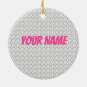 Backen Queen Pattern für Kuchen und Süßigkeiten Li Keramik Ornament (Hinten)