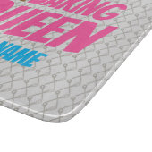 Backen Queen Pattern für Kuchen und Süßigkeiten Li Schneidebrett (Ecke)