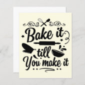 Backen Sie es, bis Sie es kochen lassen (Vorne/Hinten)