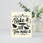 Backen Sie es, bis Sie es kochen lassen (Stehend Vorderseite)