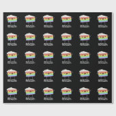 Backen Sie es, bis Sie es lustig machen Backpuppe  Geschenkpapier (Flach)