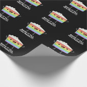 Backen Sie es, bis Sie es lustig machen Backpuppe  Geschenkpapier (Ecke)