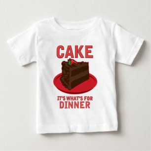 Backen Sie, es ist zusammen, was für Abendessen Baby T-shirt