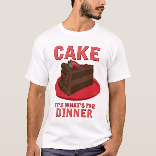 Backen Sie, es ist zusammen, was für Abendessen T-Shirt (Vorderseite)