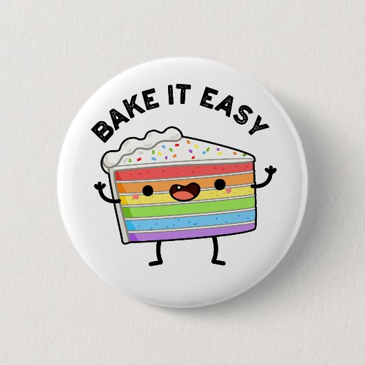 Backen Sie es leicht Funny Cake Puff Button (Vorderseite)