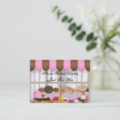 Backen Sie Geschäfts-Visitenkarte Visitenkarte (Stehend Vorderseite)