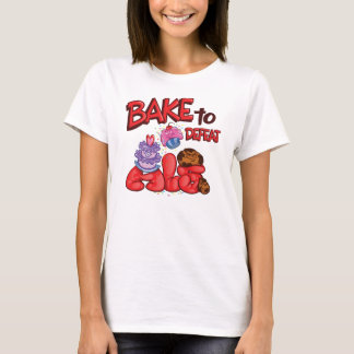 Backen Sie, um offizielles Logo ALS zu besiegen T-Shirt