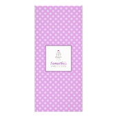 Backen Sie Waren-Bäckerei Werbekarte (Hinten)