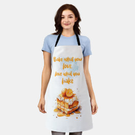 Backen Sie, was Sie Liebe Schürze