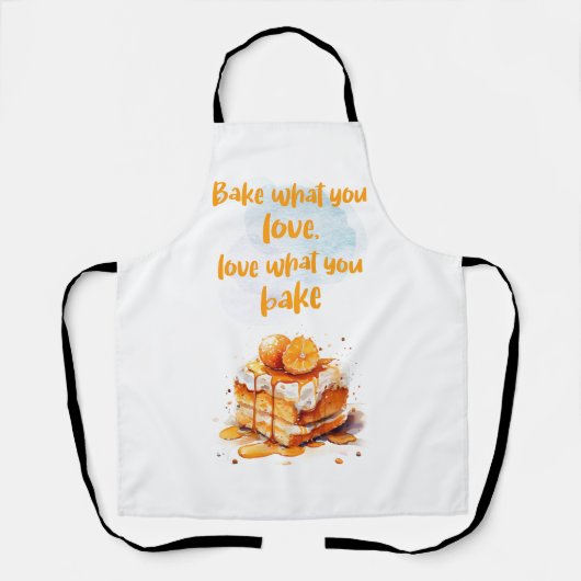 Backen Sie, was Sie Liebe Schürze (Vorderseite)