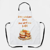 Backen Sie, was Sie Liebe Schürze (Vorderseite)