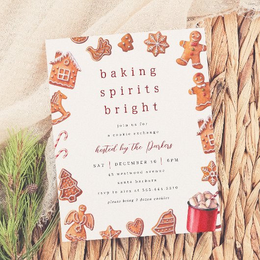 Backen Spirituosen Bright Cookie Exchange Haushalt