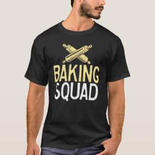 Backen Squad-Freunde Team Kochen Backbäcker T-Shirt