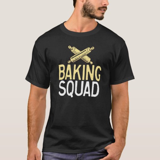 Backen Squad-Freunde Team Kochen Backbäcker T-Shirt (Vorderseite)