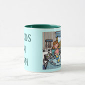 Backen-Tasse der Mutter Tages Tasse (Zentrum)