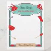 Backen und Kochen Flyer Letterhead (Vorne)