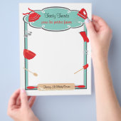 Backen und Kochen Flyer Letterhead (Hand)