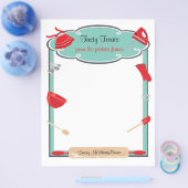 Backen und Kochen Flyer Letterhead (Einzeln)