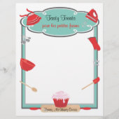 Backen und Kochen Flyer Letterhead (Vorne)