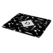 Backen Vater Utensitic Muster Black Cutting Board Schneidebrett (Ecke)